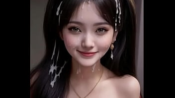 Gadis-gadis Hanfu Putih Diguyur Sperma Dengan Senyum Malu-malu
