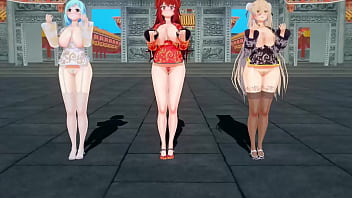 Gadis Virtual Mmd Bergoyang Sensual Dalam Perayaan Imlek 【kkvmd】