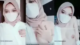 Camilla Bergetar Di Balik Hijab, Payudaranya Menggoda