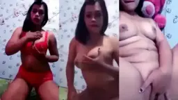 Tante Mesum Chat Panas Sambil Mainin Toketnya