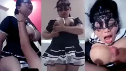 Tante Miraindira Menggoda Dengan Kostum Pelayan Yang Menggairahkan, Jeritan Nafsu Tak Tertahankan