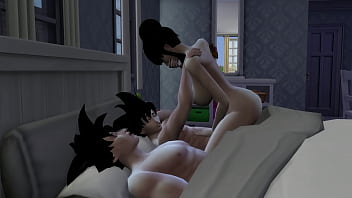 Mamá Tetona Y Esposa Episodio 2: La Hermosa Esposa Es Embarrada Por Su Hijastro Junto A Su Marido Cornudo, La Mamasita Recibiendo Por El Culo Como Una Perra En Un Ntr De Dragon Ball