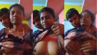 Pria Mesum Meremas Payudara Ibu Matang Dalam Video Porno Tante Desi