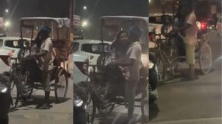 Cewek Mumbai Kasih Layanan Tangan Buat Supir Bajaj Pacarnya