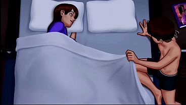Sesuatu Berubah Saat Ibu Tiri Melirikku Ke Arah Nakal (18+), Bikin Merem Melek