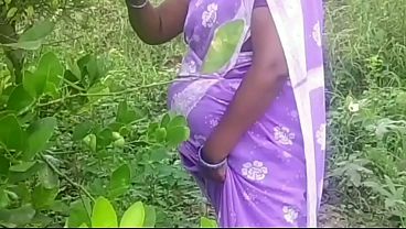 Desa India, Pasangan Bercinta Di Alam Liar, Panas Dan Liar.