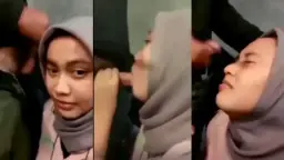 Hijab Diemut Sampe Crot Muncrat Di Muka