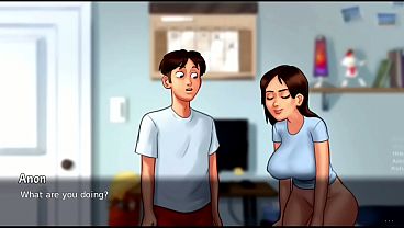 Ibu Tiri Melirik Ke Belakang…lalu Tersenyum Nakal | Preview Wip Baru | Summertime Saga (18+)