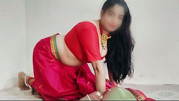 Hot Indian Big Boobs Bhabhi, Pake Sari Merah, Chut Chudai Abis-abisan, Desi Hindi Audio Bikin Makin Panas.
