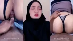 Hijab Vina Aulia Tiara Digebukin Kontol Sampe Merem Melek