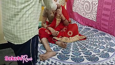 Bini Baru Nikah Digocok Mertua Pas Suami Kantor, Pakai Saree Merah Hari Spesial, Crot Di Dalem Pertama Kali Selingkuh, Suara Nafas Basah Dan Omongan Kotor Bikin Makin Panas